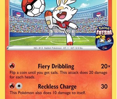 Scorbunny on the Ball (004 005) [Pokemon Futsal Collection] For Cheap