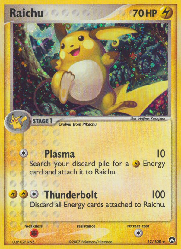 Raichu (12 108) [EX: Power Keepers] Hot on Sale